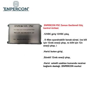 Uzaktan Kumandalı Kapı Kilidi_SET-PSC-002 - Görsel 2