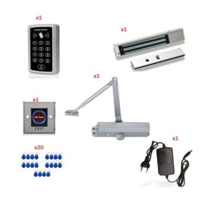 Standalone Kartlı ve Şifreli Geçiş Sistemi Manyetik Kilit SET-CPR02-235 - Görsel 1