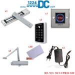 Standalone Kartlı ve Şifreli Geçiş Sistemi Manyetik Kilit Set: Şifre ve Kartlı Geçiş Paneli,Manyetik Kilit, El Yaklaşım Sensörü,Rfid Kart,Kapı İtici